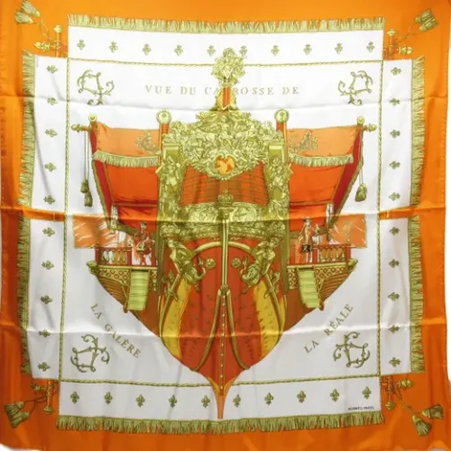 Pre-owned Silk scarves , female, Sizes: ONE SIZE - Hermès Vintage - Modalova