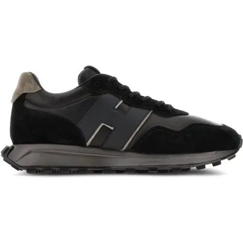 Patch Sneakers for Men , male, Sizes: 9 UK - Hogan - Modalova