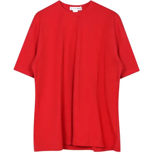 Rotes Box T-Shirt - Comme des Garçons - Modalova