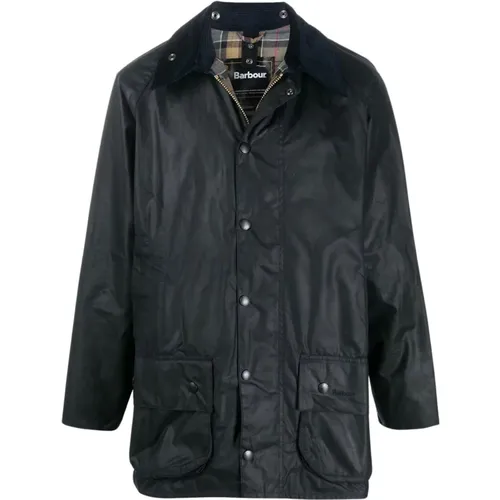 Midnight Beaufort Jacket with Corduroy Detail , male, Sizes: 4XS - Barbour - Modalova