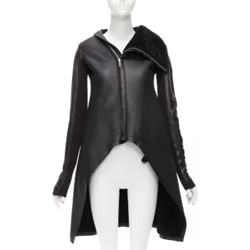 Pre-owned Leather outerwear , female, Sizes: XS - Rick Owens Pre-owned - Modalova