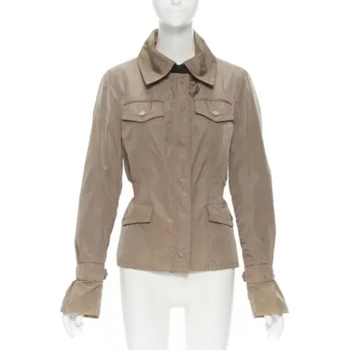 Pre-owned Nylon outerwear , female, Sizes: M - Gucci Vintage - Modalova