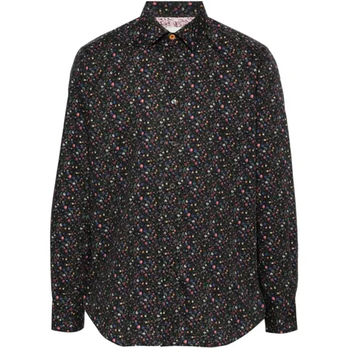 Floral Print Cotton Shirt , male, Sizes: 2XL, XL, L - Paul Smith - Modalova