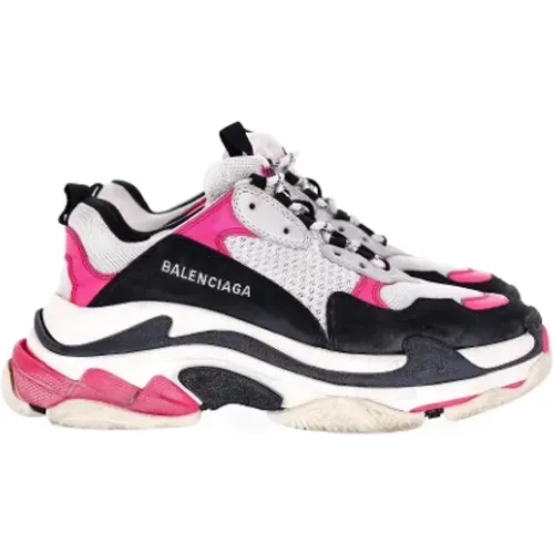 Pre-owned Polyester sneakers , female, Sizes: 7 UK - Balenciaga Vintage - Modalova