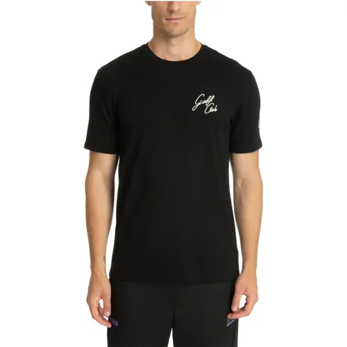 Einfaches Logo Besticktes T-Shirt - Emporio Armani EA7 - Modalova