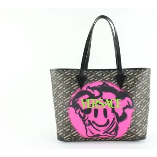 Pre-owned Tote Bags , female, Sizes: ONE SIZE - Versace Pre-owned - Modalova