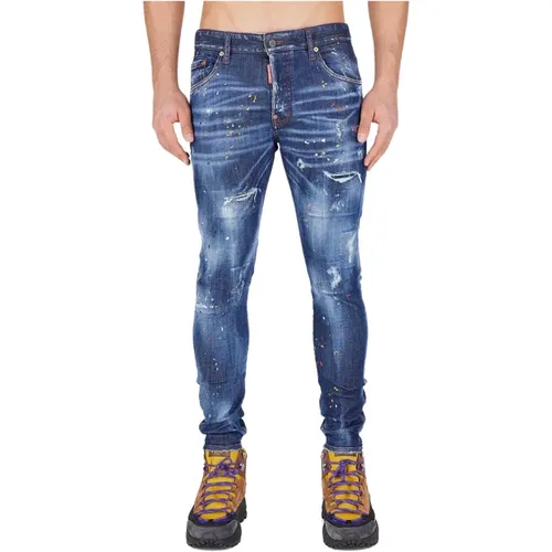 Slim Fit Denim Jeans Dsquared2 - Dsquared2 - Modalova