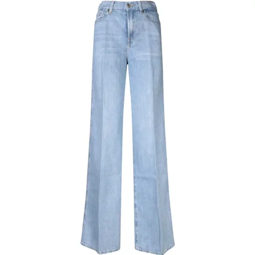 Loose Fit Cotton Jeans , female, Sizes: W27, W25, W26, W28 - 7 For All Mankind - Modalova