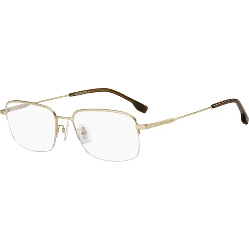 Matte Gold Sunglasses , unisex, Sizes: 56 MM - Hugo Boss - Modalova