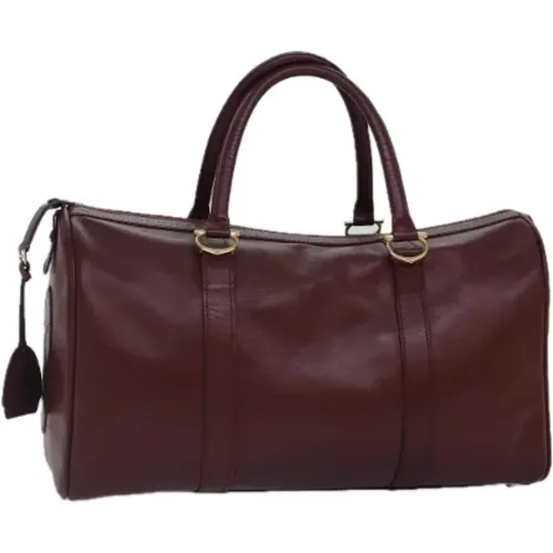 Pre-owned Leather handbags , female, Sizes: ONE SIZE - Cartier Vintage - Modalova