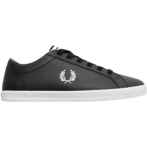 Baseline Leder Sneakers , Herren, Größe: 41 EU - Fred Perry - Modalova