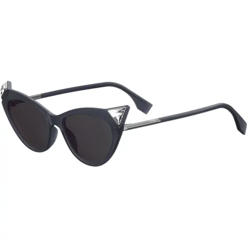 Iridia Sunglasses /Dark Grey , female, Sizes: 52 MM - Fendi - Modalova