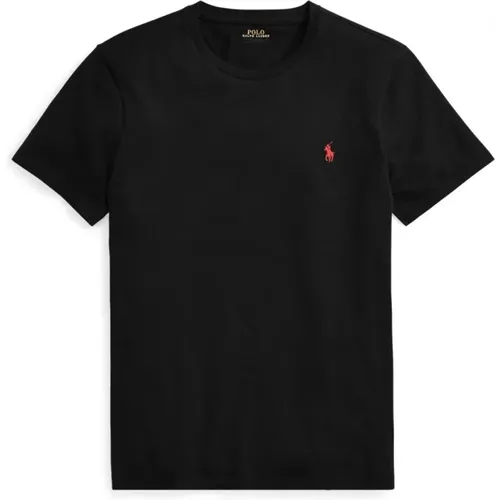 Custom Slim Fit Baumwoll T-Shirt , Herren, Größe: S - Ralph Lauren - Modalova