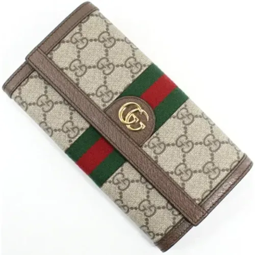 Pre-owned Leather wallets , female, Sizes: ONE SIZE - Gucci Vintage - Modalova