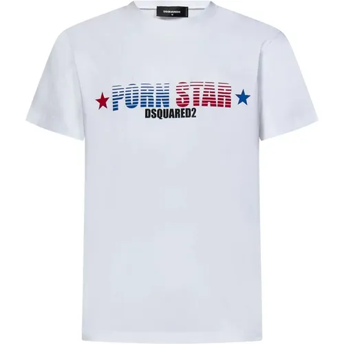 Men's Clothing T-Shirts & Polos Ss24 , male, Sizes: XL, 2XL - Dsquared2 - Modalova