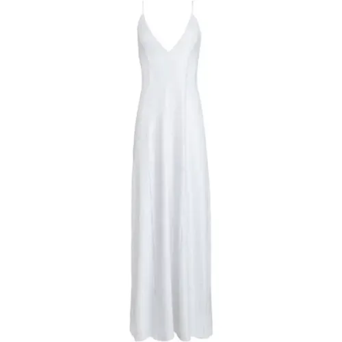 Sequin Plunge Neck Maxi Dress , female, Sizes: M - Khaite - Modalova
