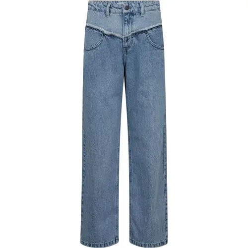 Denimcc Block Jeans 31308 552-Denim , female, Sizes: L - Co'Couture - Modalova