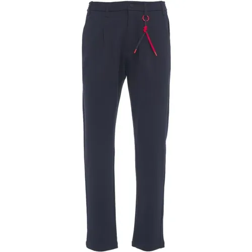 Slim Fit Stretch Hose mit Logodetails , Herren, Größe: M - People of Shibuya - Modalova