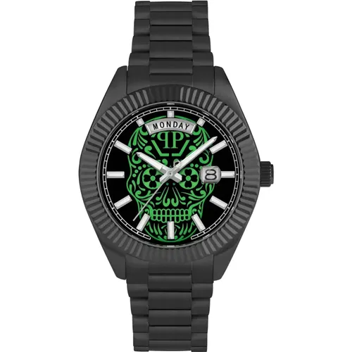 Date Superlative Gent Watch , male, Sizes: ONE SIZE - Philipp Plein - Modalova