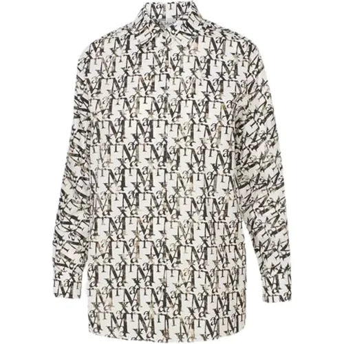 Bohemian Oversized Cotton Shirt , female, Sizes: XS - Max Mara - Modalova