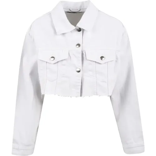 Weißer Mantel Hmabw00290 Bi01 Modell , Damen, Größe: M - Hinnominate - Modalova