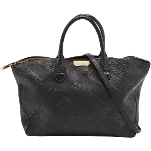 Pre-owned Leather totes , female, Sizes: ONE SIZE - Burberry Vintage - Modalova