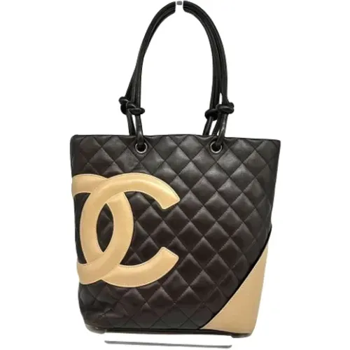 Pre-owned Leather totes , female, Sizes: ONE SIZE - Chanel Vintage - Modalova