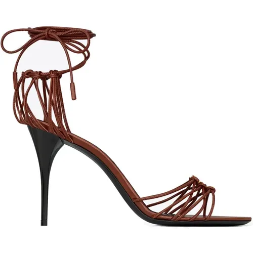 Stilvolle Sommer Sandalen - Saint Laurent - Modalova