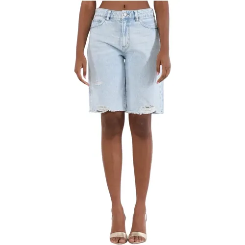 Denim Shorts , Damen, Größe: W30 - Purple Brand - Modalova