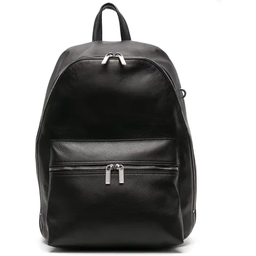 Casual Schwarzer Leder Rucksack - Rick Owens - Modalova