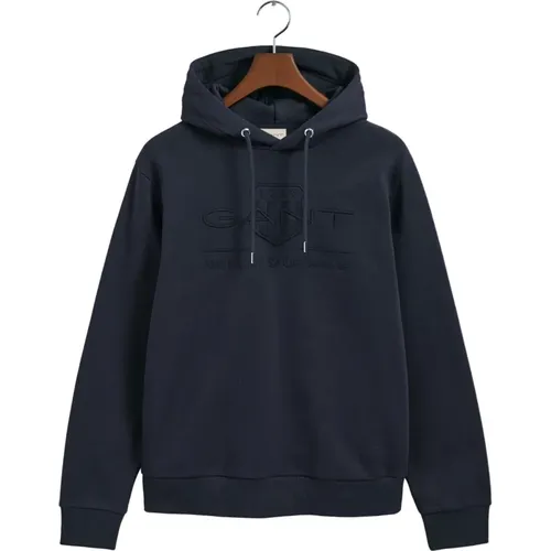 Archive Shield Hoodie , male, Sizes: 4XL - Gant - Modalova