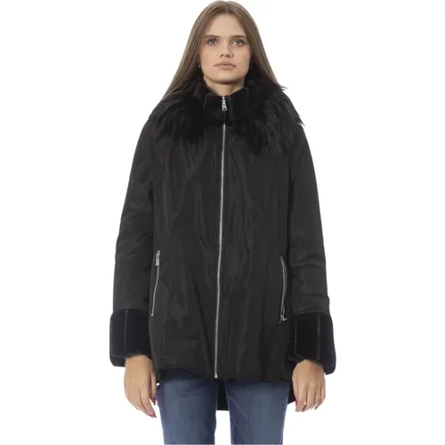 Reversible Hooded Jacket with Zipper Closure , female, Sizes: L, S, 3XL, M - Baldinini - Modalova