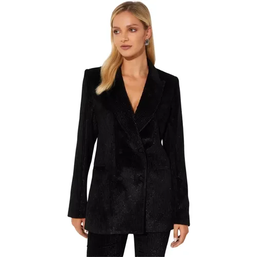 Schwarzer Gestreifter Blazer - Philipp Plein - Modalova