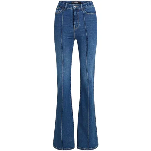 Flared Jeans , Damen, Größe: W30 - Karl Lagerfeld - Modalova