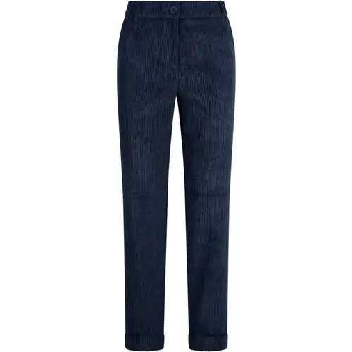 Corduroy Gardenia Trousers with Turn-ups , female, Sizes: XS, 2XS - Essentiel Antwerp - Modalova