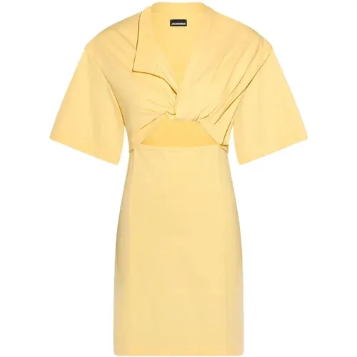 Dress with Cut-Out Details , female, Sizes: XS - Jacquemus - Modalova