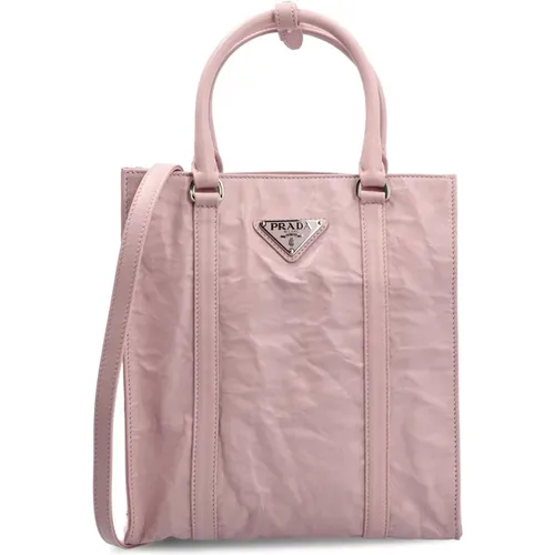 Leather Handbag for Women , female, Sizes: ONE SIZE - Prada - Modalova