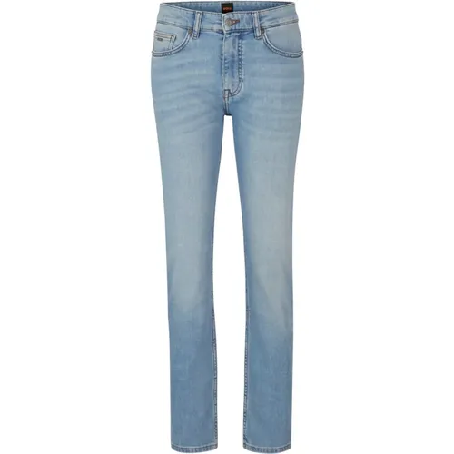 Blaue Slim Fit 5-Pocket Jeans - Hugo Boss - Modalova