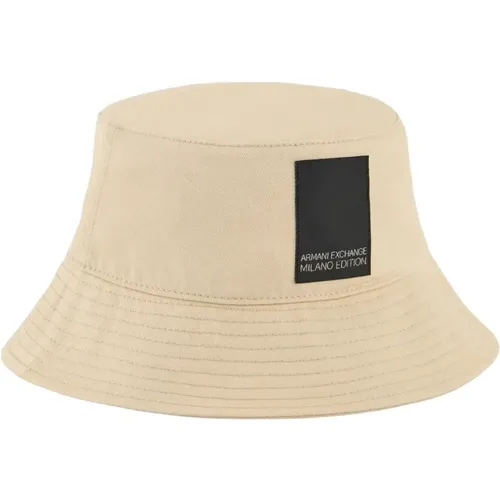 Stylischer Cloche Hut , Herren, Größe: S/M - Armani Exchange - Modalova