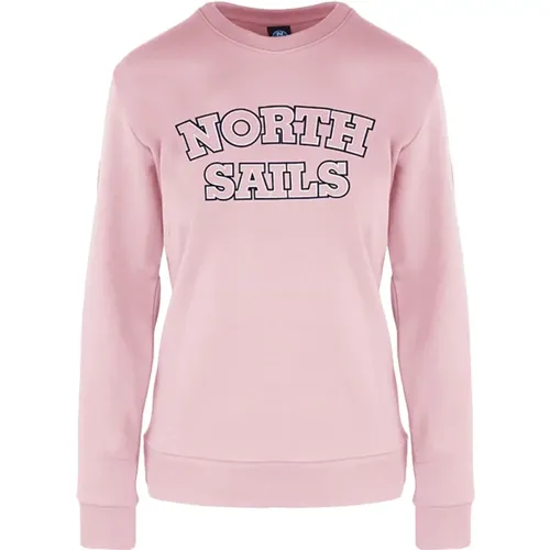 Womens Cotton Blend Sweatshirt , female, Sizes: XS - North Sails - Modalova