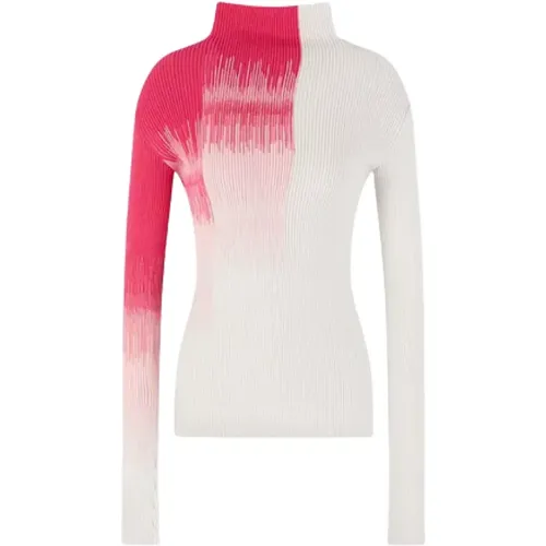 Turtleneck Fuchsia , female, Sizes: S, M - Giorgio Armani - Modalova