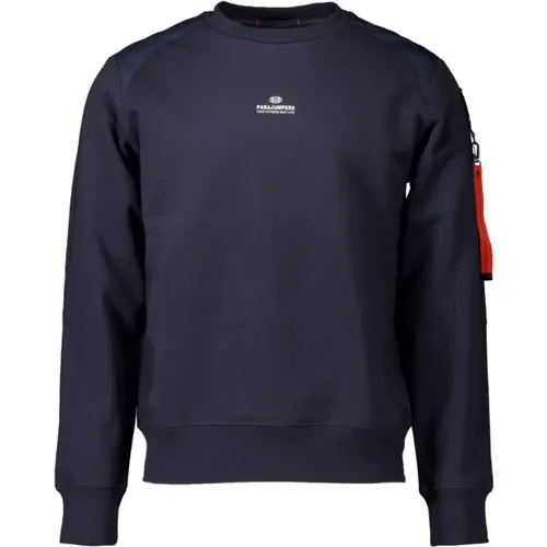 Sabre Basic Pullover Dunkelblau , Herren, Größe: L - Parajumpers - Modalova