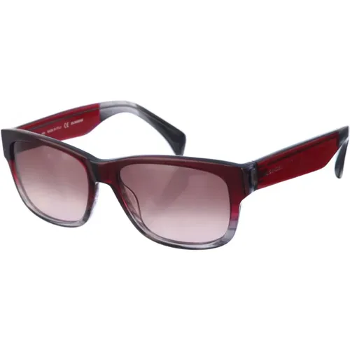 Black Oval Sunglasses with Acetate Frame , female, Sizes: ONE SIZE - Jil Sander - Modalova