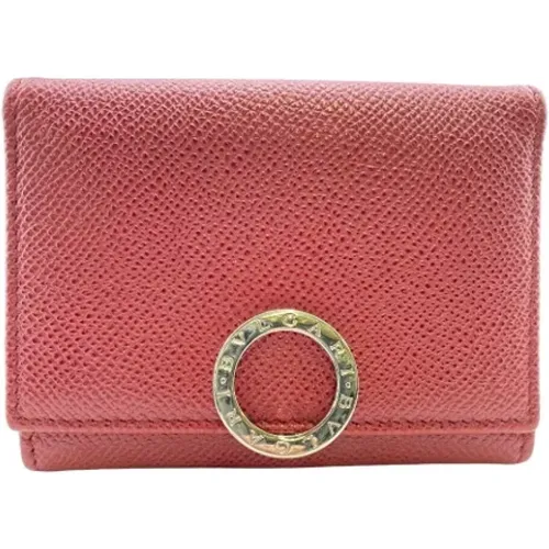 Pre-owned Leather wallets , female, Sizes: ONE SIZE - Bvlgari Vintage - Modalova