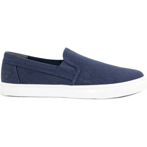 Blaue Canvas Slip-On Schuhe - Timberland - Modalova