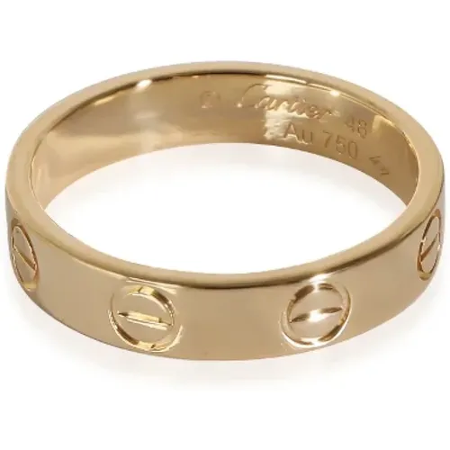 Pre-owned Metal rings , female, Sizes: ONE SIZE - Cartier Vintage - Modalova