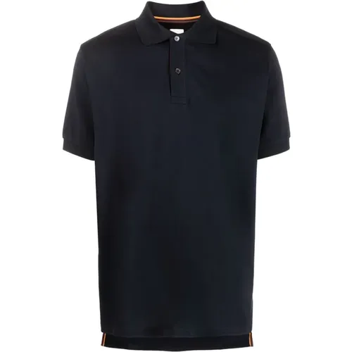 Stilvolles Navyblaues Baumwoll-Poloshirt , Herren, Größe: M - Paul Smith - Modalova