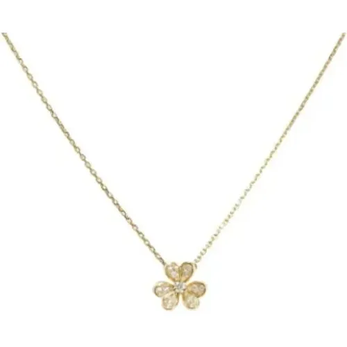 Pre-owned Gold necklaces , female, Sizes: ONE SIZE - Van Cleef & Arpels Pre-owned - Modalova