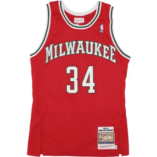 Giannis Antetokounmpo NBA Home Jersey 2014 , male, Sizes: L, M, XL, S - Mitchell & Ness - Modalova