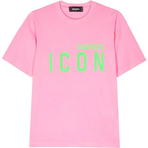 Cotton Jersey T-Shirt , female, Sizes: S, M, XS - Dsquared2 - Modalova